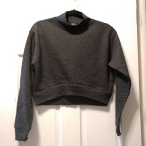 NWT Mock Neck Crop Sweater